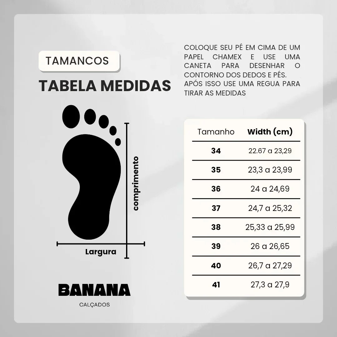 TAMANCO FEMININO TERAPEUTICO PARA JOANETE CAMILA - Banana Calçados -